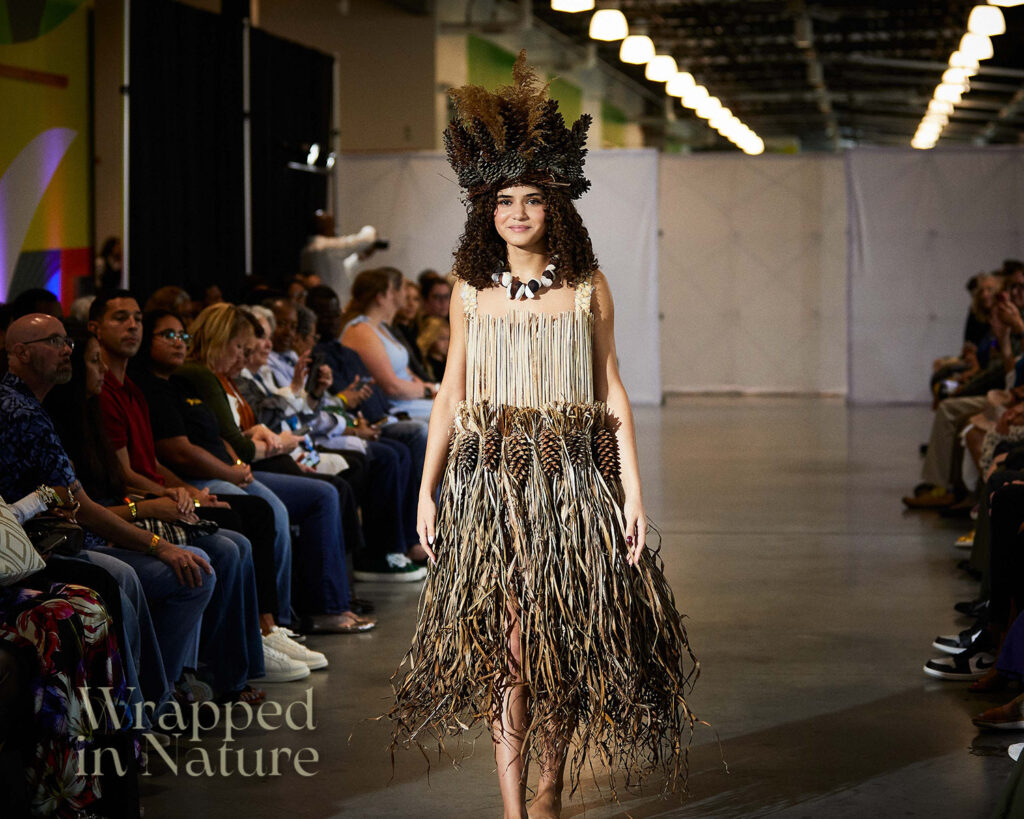 Wrapped in Nature at Rhode Island Fashion week, September 2025